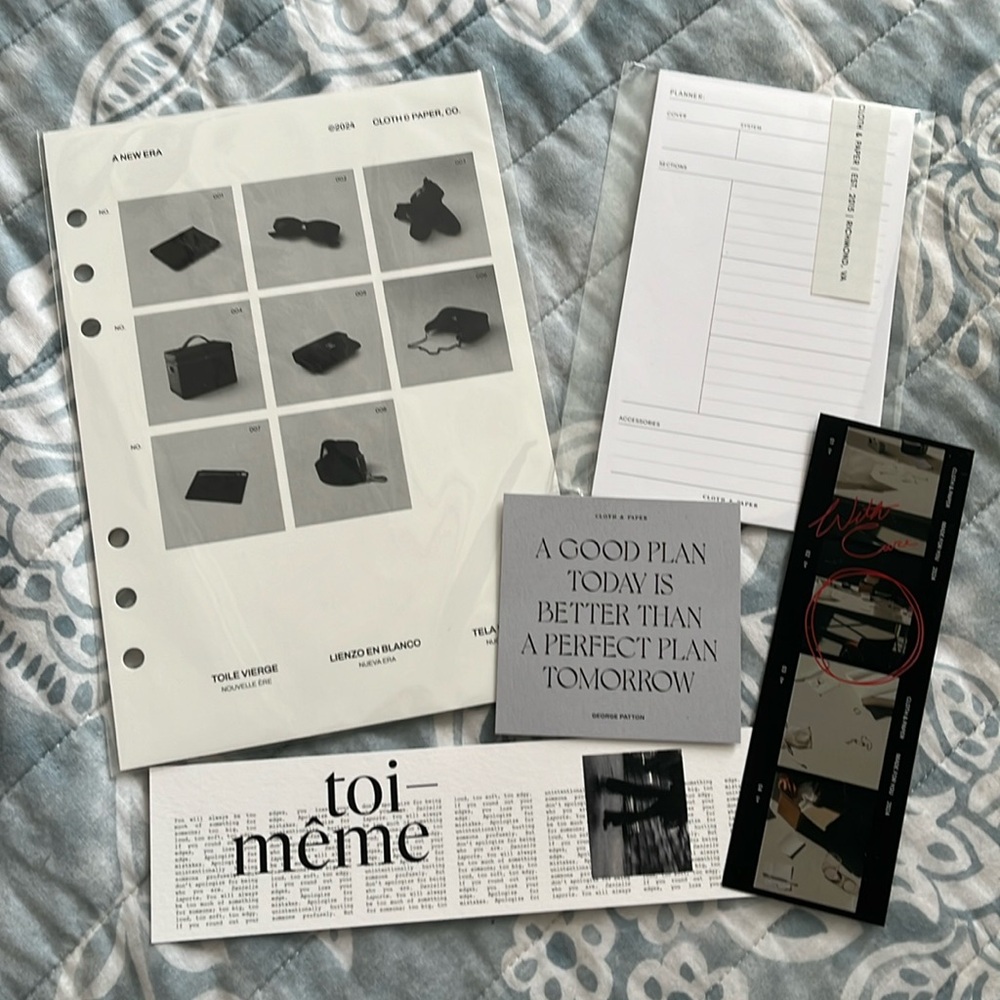 Cloth & Paper Planner Accessories